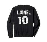 Lionel 10 - Impresión trasera Sudadera