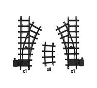 Lionel Juego de Pistas de Bucle Interior Listo para Jugar con 8 Piezas Curvas, 1 Interruptor de Mano Izquierda y 1 Interruptor de Mano Derecha