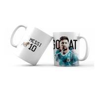 Lionel Messi 10 - Taza blanca con diseño de cabra