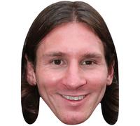 Lionel Messi (Long Hair) Big Head. Máscara más grande que la vida.