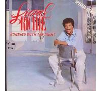 Lionel Richie Running With The Night / Serves You Right UK 45 7" sgl +Pic Sleeve