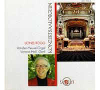 Lionel Rogg à l'orgue Van den Heuvel de Genève.