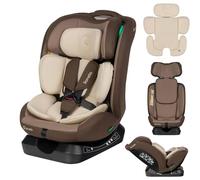 Lionelo Aart i-Size Silla De Coche Evolutiva 40-150 cm, 0-12 Años, Instalación Con Cinturón, Sin ISOFIX, A Contramarcha Y A Favor De La Marcha, Reposacabezas Memory Foam, Funda Lavable