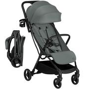 Lionelo Agia Silla de Paseo Ligera, Plegado Compacto con una Mano, hasta 22 kg, Posicion Tumbada, Asiento Grande, Amortiguacion, Gran Cesta, Ventilacion, Portavasos, Ajuste Facil Del Arnes