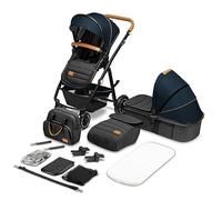 lionelo Carrito de bebé Combi Amber 2 en 1 Blue Navy