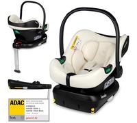 Lionelo ASTRID i-Size SET Silla de Coche con Base 40-87 cm Portabebés Montaje ISOFIX, Cinturones de Seguridad 3 Puntos Protección Lateral, Reductor Dri-Seat, i-Size R129