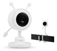 Lionelo Babyline 3.2 - Cámara Full HD para vigilabebés (1920 x 1080 px, alcance de 50 m/350 m, modo nocturno de 7 m, comunicación bidireccional, acoplamiento de hasta 4 cámaras, zoom de 3 aumentos)