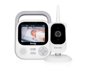 lionelo Babyline 3.2 - Cámara Full HD para vigilabebés (1920 x 1080 px, Alcance de 50 m/350 m, Modo Nocturno de 7 m, comunicación bidireccional, Acoplamiento de hasta 4 cámaras, Zoom de 3 aumentos)