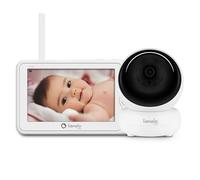 Lionelo Babyline 8.3 - Vigilabebés electrónico con cámara Full HD de 360°, Pantalla de 5", Alcance de 200 m, comunicación bidireccional, Canciones de Cuna, Ruidos de 8 Horas, Modo Nocturno, Sensor de