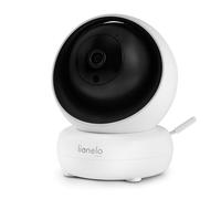 Lionelo Babyline 8.3 - Vigilabebés electrónico con cámara Full HD de 360°, Pantalla de 5", Alcance de 200 m, comunicación bidireccional, Canciones de Cuna, Ruidos de 8 Horas, Modo Nocturno, Sensor de