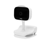 lionelo Babyline Go, Cámara de Vigilancia Inalámbrica con Zoom 4X 2304x1296 p, Visión Nocturna 8 m Comunicación bidireccional Canciones de Cuna, Sensor de Temperatura y Movimiento, Notificaciones