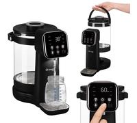 Lionelo Babypresto 2.0 Preparador de Biberones Automático con Temperatura Regulable 40-100 °C, Dosificación 30-300 ml, UV, Depósito 3 L, Luz Nocturna, Memoria de Ajustes y Bloqueo Táctil, Pantalla LED