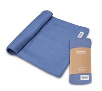 lionelo Bamboo Swaddle, Manta Envolvente para Cambiar pañales, mantita Grande para bebé Hecha de algodón de bambú 100% Natural, Dimensiones 120 x 120 cm, Agradable al Tacto, Tela Suave