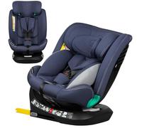 LIONELO Bastiaan i-Size One Silla de Coche Giratoria 360o para Niños de 40 a 50 cm Montaje hacia Delante y hacia Atrás, ISOFIX Cinturón TopTether Ajuste del Respaldo y Reposacabezas Protección lateral