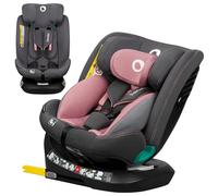 LIONELO Bastiaan i-Size One Silla de Coche Giratoria 360o para Niños de 40 a 50 cm Montaje hacia Delante y hacia Atrás, ISOFIX Cinturón TopTether Ajuste del Respaldo y Reposacabezas Protección lateral