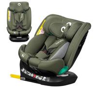 LIONELO Bastiaan i-Size One Silla de Coche Giratoria 360o para Niños de 40 a 50 cm Montaje hacia Delante y hacia Atrás, ISOFIX Cinturón TopTether Ajuste del Respaldo y Reposacabezas Protección lateral