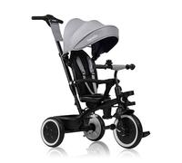 LIONELO Berry Triciclo Multifuncional de Paseo Silla de Paseo de 9 Meses a 5 años a 25 kg Ruedas Grandes de PU, Triciclo Asiento Giratorio 360° Montaje sin Herramientas