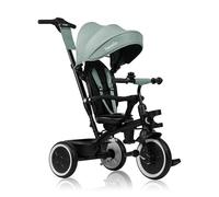 LIONELO Berry Triciclo Multifuncional de Paseo Silla de Paseo de 9 Meses a 5 años a 25 kg Ruedas Grandes de PU, Triciclo Asiento Giratorio 360° Montaje sin Herramientas