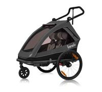 lionelo Remolque para bicicleta Cama grey graphite
