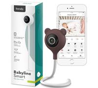 lionelo Care Babyline Smart vigilabebés Inteligente, Camara Bebe, para Bebes, cámara, camaras vigila Bebe, aplicación móvil, detección de Movimiento y Sonido, Visibilidad en la Oscuridad