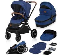 LIONELO® cochecito 2 en 1 cochecito combinado buggy + góndola?AZUL MARINO