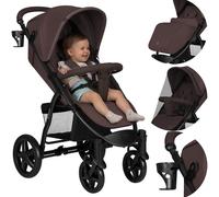 LIONELO® Cochecito Buggy hasta 22 kg con función reclinable plegable Colcha