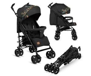 LIONELO Cochecito de bebé de Irma de hasta 15 kg, ligero y moderno, con función reclinable, plegable, ruedas grandes de 6 pulgadas, cesta grande, bolsa, mosquitera