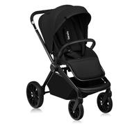 LIONELO Cochecito infantil MIKA PLUS de 6 a 48 meses a 22 kg, respaldo ajustable y reposapiés, amortiguación, ruedas giratorias de PU de 360 °, cabina impermeable XXL, UPF50+