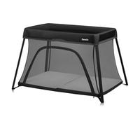 lionelo Cuna de Viaje Parque Cuna Bebe 3 en 1 Alice de 0 a 15 kg Colchón de Espuma, 2 Niveles de Altura, Plegable, Pequeña, Ligera, Entrada Lateral, Bolsa de Viaje