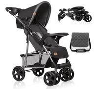 LIONELO Emma Plus Silla de paseo hasta 15 kg 6-36M Respaldo ajustable Cinturón de seguridad de 5 puntos Capucha profunda Organizador para padres
