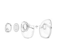 Lionelo Fidi Free Slim Spare Set de piezas de repuesto para extractor de leche, juego de accesorios con válvulas, diafragmas y recipiente de leche Tritan, intercambio sin pausa, fácil de limpiar