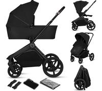 Lionelo Freya Carrito Bebé 2en1 (0-4 Años, 0-22 Kg), Capazo Plegable y Silla de Paseo, Plegable, Suspensión y Ruedas PU, Capota UPF50+, Hebilla Magnética, Ventilación, Accesorios, Adaptadore