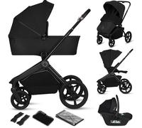 Lionelo Freya Carro Bebe 3 Piezas Carrito de Bebe 3 en 1 (0-4 Años, Hasta 22 Kg), Plegable Capazo, Silla y Silla de Coche I-Size 40-87 Cm, Suspensión, Ruedas PU, Capota UPF50+, Cochecito Bebe