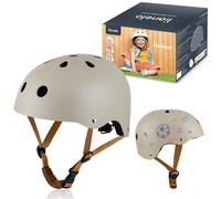 LIONELO Helmet Casco Protector Bicicleta Infantil, Ajustable 50-56 cm, Protector de Barbilla, Casco para Niñas y Niños con Certificado Intertek, Talla S