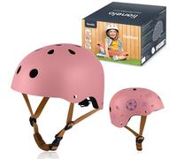 LIONELO Helmet Casco Protector Bicicleta Infantil, Ajustable 50-56 cm, Protector de Barbilla, Casco para Niñas y Niños con Certificado Intertek, Talla S