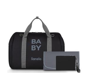 lionelo IDA - Bolso Cambiador Espacioso y Elegante Organizador para Cochecito con 7 Bolsillos térmicos para Botellas, Correas para Cochecito, Bolsa de cosméticos, Ideal para Salidas diarias y