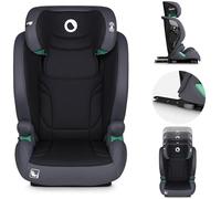 LIONELO IGO I-size Asiento infantil para coche, grupo 2 3, de 100-150 cm ISOFIX o fijación frontal sin correa, respaldo y reposacabezas ajustables con respaldo extraíble de espuma viscoelástic (Grey)