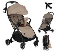 LIONELO Julie One - Cochecito ligero (0-22 kg), ultra compacto, plegable con un solo gesto (0-22 kg), bolsa de transporte, reposapiés respaldo, ajustable hasta la mosquitera