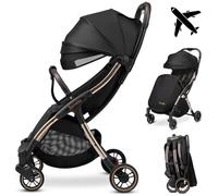 LIONELO Julie One - Cochecito ligero (0-22 kg), ultra compacto, plegable con un solo gesto (0-22 kg), bolsa de transporte, reposapiés respaldo, ajustable hasta la mosquitera