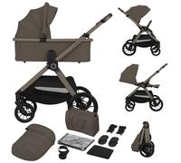 Lionelo Layla Carrito 2 en 1 Cochecito de Bebé (0-4 Años, Hasta 22 Kg), Capazo y Silla de Paseo, Asiento Reversible, Posición Reclinable, Ruedas PU, Suspensión, Capota Impermeable UPF50+