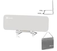 lionelo Lora Barrera portátil para Cama de bebé 45 x 105 cm inclinación Ajustable hasta 180°, Barrera Plegable para Cama de bebé, Mecanismo de Bloqueo StandSafe (Beige)