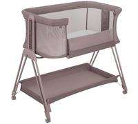 lionelo Luna Cuna de colecho portátil con colchon Cuna de Viaje Bebe co-Sleeping Desde recién Nacido hasta los 9 kg Altura e inclinación Regulables 4 Ruedas con Bloqueo ventilada