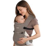 Lionelo Mabel Canguro Para Bebe Ergonómico, Transpirable y Ligero, Dos Posiciones de Porteo Hacia Dentro y Hacia Fuera, Tejido Suave e Innovador, Portabebés Desde 4 Meses Hasta 15 Kg, Ventilación