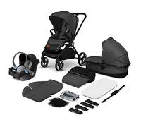 LIONELO Mika cochecito de bebé 3 piezas, coche de bebé 3 en 1, carrito para bebé, carro bebé 3 piezas el conjunto, silla de paseo, capazo y silla de coche