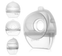 LIONELO MILKY 2 EN 1 Colector de Leche Materna y Sacaleches Manual de Silicona Extractor de Leche Materna Manual Libre de BPA Vacío 60 ML Fácil Limpieza Discreto Cómodo