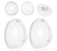 LIONELO MILKY SIMPLE Recolector de Leche Materna Conchas Lactancia de Silicona sin BPA 2 Piezas Fácil Limpieza Discretas Cómodas Colector de Leche Materna Reutilizable