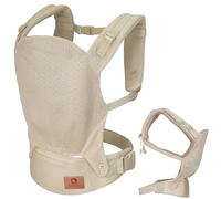 Lionelo Mochila Portabebés Ergonómica Margareet Air - Certificación IHDI, 3 Posiciones, Tejido de Malla Transpirable, Capucha Desmontable, Hasta 20 kg