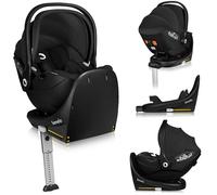 Lionelo Moxie i-Size Set de asiento infantil con base de 40 - 87 cm, fijación ISOFIX y pie de apoyo, protección lateral, ajuste del reposacabezas, inserto Dri-Seat