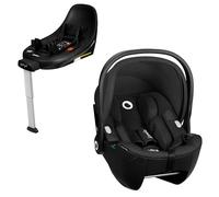Lionelo Moxie i-Size Set de asiento infantil con base de 40 - 87 cm, fijación ISOFIX y pie de apoyo, protección lateral, ajuste del reposacabezas, inserto Dri-Seat