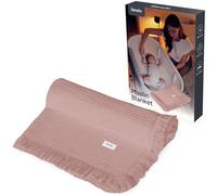 Lionelo Muslin Blanket Manta Bebé Recién Nacido de Muselina, Algodón 100% de 6 Capas, Suave, Mullida y Transpirable, Todo el Año, para Cochecito y Casa, Arrullo y Toalla, Flecos Reforzados, 70 x 100cm